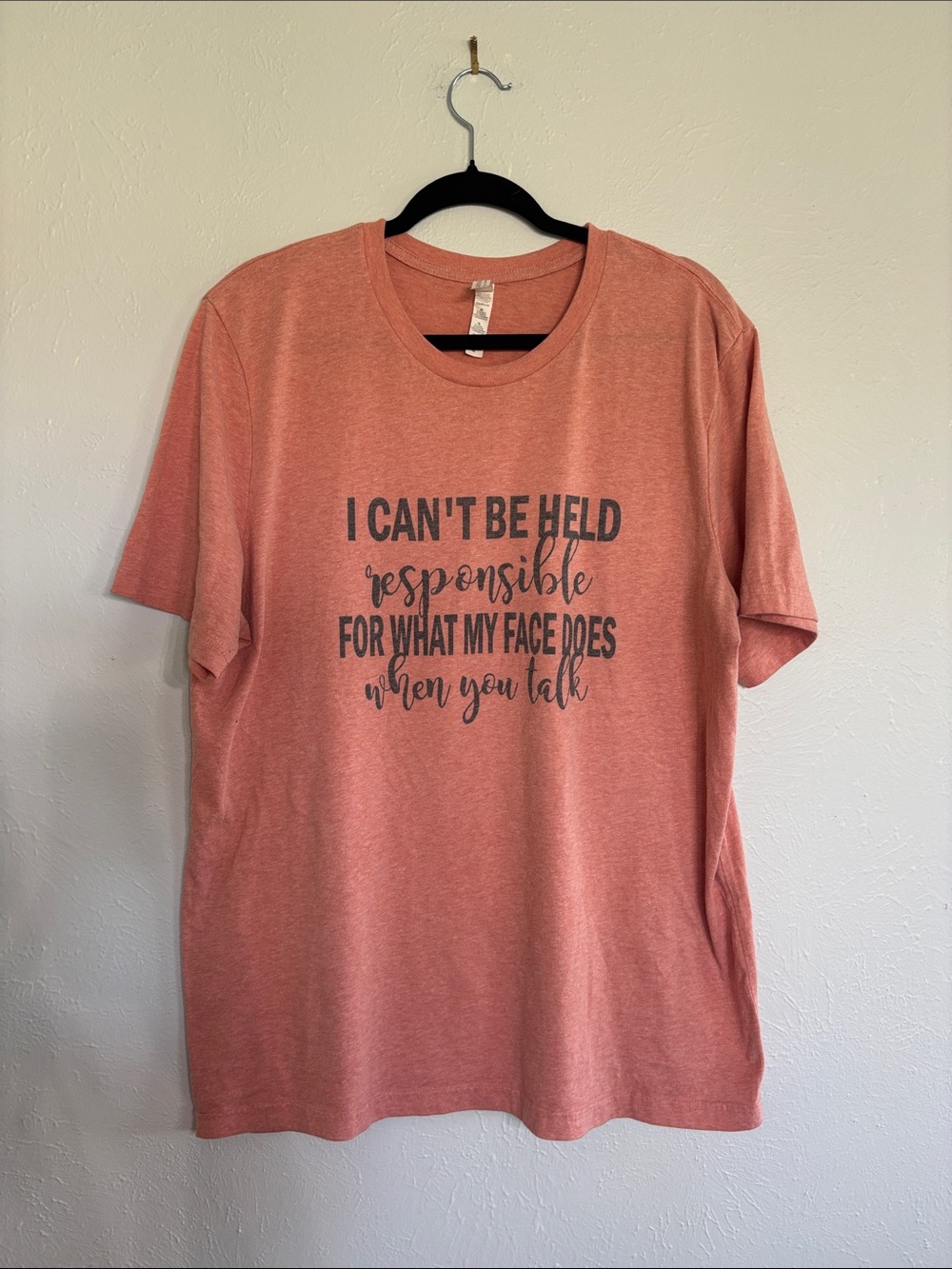 Bella Canvas Heather Pink T-Shirt With Quote